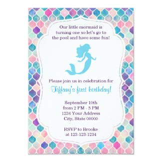 little mermaid invitations & announcements zazzle mermaid_birthday_invitation_with_back r30e8a8a90755493093e61895012d49bc_zk9li_324?rlvnet=1 little mermaid invitations & announcements zazzle,Little Mermaid Birthday Invitations